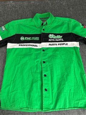 O’reilly Auto Parts Men Shirt Medium Button Up 2009 Exclusive Edition Mechanic